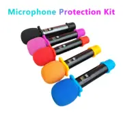 3PCS/Set Wireless Microphone Protective Kit Anti-Slip Anti-Rolling Ring Cover