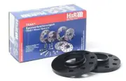 H&R 20mm DR Wheel Spacers 5x120 14x1.25 CB:74mm for BMW X5 X6 Black (for: BMW)