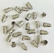 (100) F-Series F-56/59 Coax Cable RG6 F56 F59 Coaxial Crimp Connectors Adapters