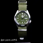 日本行貨★SEIKO 精工 SRPE65K1 SBSA055手錶 次世代5號 綠色帆布 機械錶 男錶