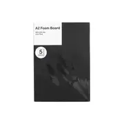 A2 Foam Board 5mm Black 5 Pack