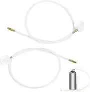 Pack of 2 Aerosol Nozzle Spray Head Spray Can, 4.5 mm Spray Can Extension for Spray Cans with Male Shank, Liquid, Car Nozzle Film, Paint Tools and Equipment, 50 cm