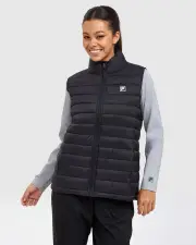 Women's Carpo Lite Puffer Vest - BLACK - BLACK