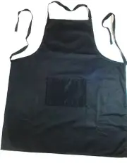 Bulk 12pcs Quality Kitchen Apron Restaurant Aprons Cotton Polyester Black Large