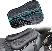 Foldable 3D Honeycomb Motorcycle Air Cushion Seat Pad Pressure Relief Long Rides