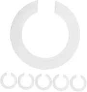 Veemoon 6pcs Lamp Shade Rings: E27 to E14 Screw Lampshade Reducer Washer - Lampshade Converter Ring for Light Shade Replacement Parts Supplies