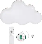 Spacnana Cute LED Ceiling Light Fixture with Remote ControlAdjustable Brightness and Color Temperature with High CRIDimmable Ceiling Light Fixture