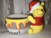NWT Disney Ceramic Christmas Pooh Hunny Candy Dish- Hobby Lobby