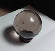 110g Deep Smoky Citrine Quartz Crystal Ball Sphere 41mm Gem Clear healing AU
