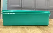 Tupperware Kracker Keeper Storage Container with Grid Insert-Green-NEW-SHIP INCL