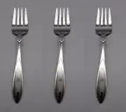 Oneida Stainless Flatware - KENYA - Large Serving Forks - Set of Three - New