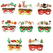 Christmas Parties Glasses Frames Santa Snowmen Glasses Costume Holiday Glasses