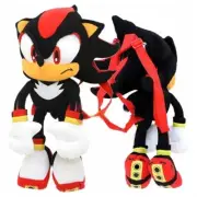 Classic Game Character Black Shadow 55CM Plush Backpack Anime Silver Doll Childr