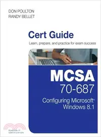 在飛比找三民網路書店優惠-MCSA 70-687 Cert Guide ─ Confi