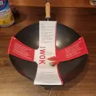NEW Dexam Non-Stick Standard Gauge Rubberwood handle Wok 12" Wok