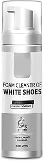 [KARELLS] White Trainer Cleaner,Shoe Cleaner,200ml White Shoe Cleaning Cream,Trainer Cleaning Kit for Shoes,Leather,Knit,Boots,Canvas,Suede Cleaner, No, S