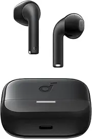 [Soundcore] K20i by Anker, Semi-in-Ear Earbuds, Bluetooth Wireless, 36H Playtime, Fast Charge, Clear Sound, Comfortable Fit, ENC 2-Mic Clear Calls, Custom EQ, IPX5, Bluetooth 5.3, App Control (Black)
