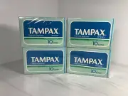 Vtg Tampax Tampons 1984 Super Medium To Heavy Flow Feminine Hygiene NIB 40ct