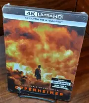 Oppenheimer 4K Steelbook-EU IMPORT-Brand NEW (Sealed)-Free Box Shipping