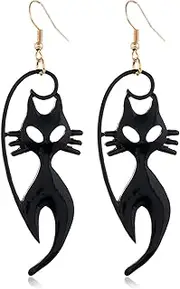 Earring Hoop,Nose Lip Rings,Stud Earrings,Girls' Earrings, Halloween Earrings Creepy Personality Earrings Birthday Gift (Color : C, Size : One Size)
