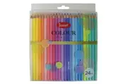 24pc Jasart Studio School Artist Art Craft Colour Pencil Set Non-Toxic Pastel