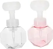 Manual Lotion Dispenser 2pcs Foam Bubble Bottle Empty Shampoo Container Refillable Liquid Container