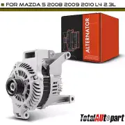 New Alternator for Mazda 5 2008 2009 2010 L4 2.3L 110A Clockwise 6-Groove Pulley (for: Mazda)