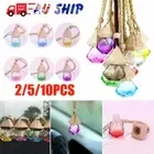 2/10Pcs Empty Diffuser Car Perfume Air Freshener Hanging Ornament Gadget Bottles