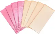 8 Sheet Tissue Paper (Pink and Peach with Rose Edges) for Gifts, Decorations, Cr