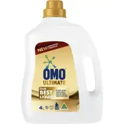 OMO Ultimate Front & Top Loader Laundry Liquid 4L