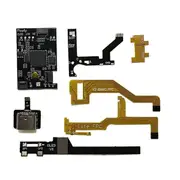Hwfly Picofly for Raspberry Pi RP2040 Chip Support Picofly Oled /Lite/V2 Console Upgradable Flashabl Black & Gold