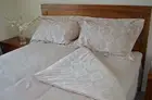 Organic Cotton Queen/King Sheet Duvet Set Cushion Cover Natural Brown Rose