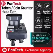 PanTech High Speed Token Coin Counter Machine 2300 Coins/Min Thickness 1.0-3.5mm