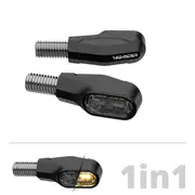 HIGHSIDER VENTURA-X LED indicators, tinted glass, black