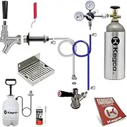 Kegco 3PUCK-5T Kegerator Kit, 1-Tap, Chrome