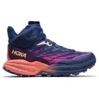Womens Hoka Speedgoat 5 Mid GTX GoreTex WATERPROOF Purple Pink Blue Hiking Boots