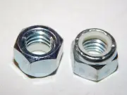 Qty 200: 7/16" Coarse Thread Nylon Insert Lock Nut Zinc Plated