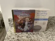 New Google Home Mini (Gray) Smart Speaker with Disney Frozen II Book Bundle.
