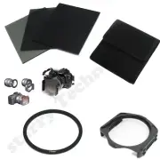 FULL ND2 4 8 filter+Pouch Case+77mm Adapter Ring+Holder for Cokin P Series kit