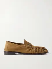 [SAINT LAURENT] SAINT LAURENT - Le Loafer Suede Loafers - Brown - EU 41 EU 41 Brown