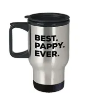 Pappy Travel Mug - Best Pappy Ever - Great Grandpa Grandfather