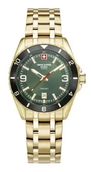 Swiss Alpine Military Men's Watch Analog Quartz 7034.1118SAM Stainless Steel
