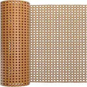 16" x13FT Plastic Rattan Cane Webbing, Woven Open Mesh Cane Net Roll for DIY Caning Furniture Decor Projects: Chair, Cabinet, Ceiling and Door(158x16 in)