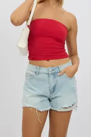 Denim Relaxed Shorts High Rise - Size 16XL, Women's Relaxed Short