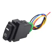 Fog Light Modification Switch Car Wiring Harness LED Indicator Push Button 12V