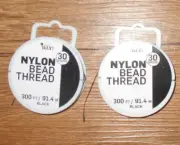D.I.Y 30 Gauge Nylon Bead Thread (300 Ft Each)