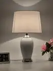 Vintage Art Ceramic Table Lamp /Decoration Bedside Desk Lamp,White