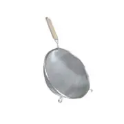 Thunder Group SLSTN5210 10" Diameter Stainless Steel Double Fine Mesh Strainer