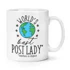 World's Best Post Lady 10oz Mug Cup Funny Joke Favourite Postman
