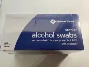 Members Mark Alcohol Swabs Sealed 800 Count 70% Isopropyl Individual Wrap NIB